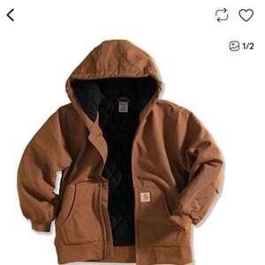Carhartt Kids Brown Hooded Jacket